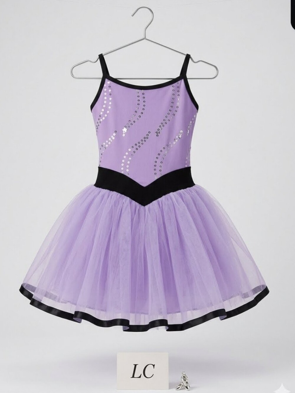 WEISSMAN purple Ballet Dancer Tu tu Tull Dress Size LC
